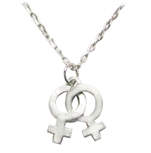 Double female necklace